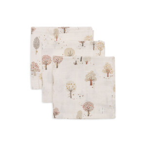 Jollein Spucktücher 3 Stück 31x31 Tiny Park