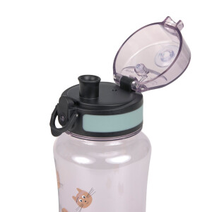 Lässig Trinkflasche Tritan Tiny Team Cat
