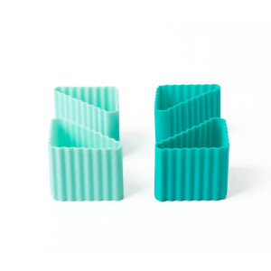 Lekkabox  Bento Förmchen 4er Set Ocean Triangle Cups