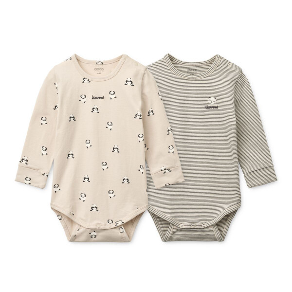 Liewood Langarmbody 2er Set Yanni Panda