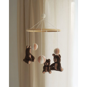 Gamcha Mobile Bären mit Ball rosa