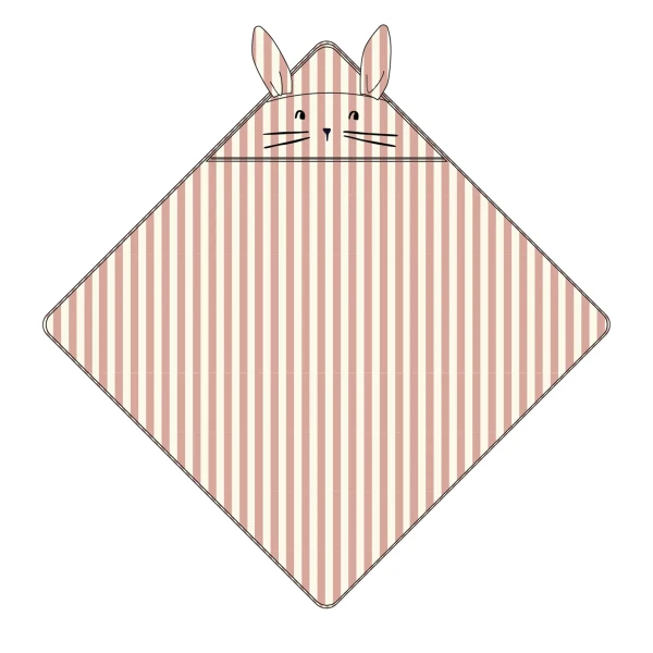 Liewood Kapuzenhandtuch Baby Albert Stripe