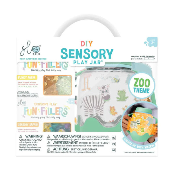 Glo Pals Sensory Jar Geschenkset Zoo