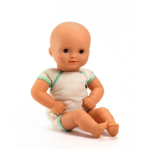 Djeco Pomea Puppe Baby Jacinthe mit Kleidung