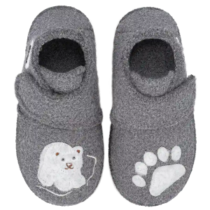 Nanga Hausschuhe Bio-Wolle Little Polar Bear 2.0