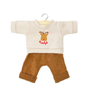 Minikane Ecrufarbenes Fleece-Sweatshirt...
