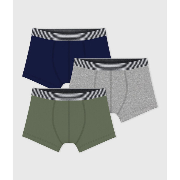 Petit Bateau Boxershorts 3er Set Biobaumwolle