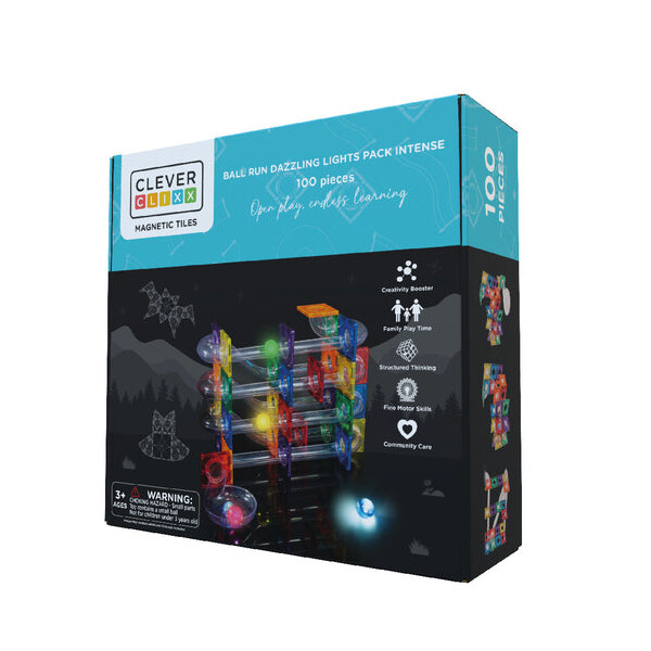 Cleverclixx Ball Run Dazzling Lights Pack Intense 100 Teile