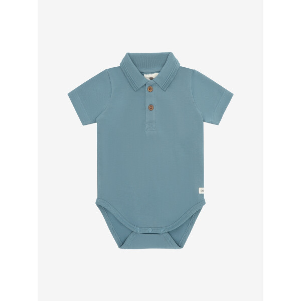 En Fant Kurzarmbody Polo mit Knopfleiste