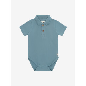 En Fant Kurzarmbody Polo mit Knopfleiste