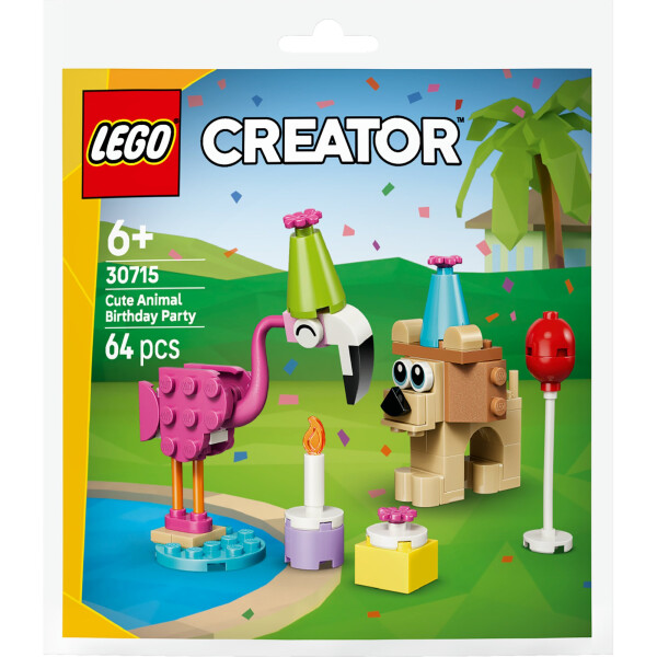 LEGO Creator Niedliche Tiere Feiern Geburtstag 30715