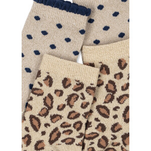 Konges Sløjd Socken 2er Pack Leo/Dots Lurex