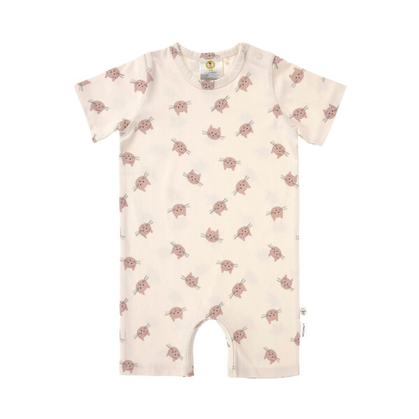 Lässig Playsuit Kurzarm Katze