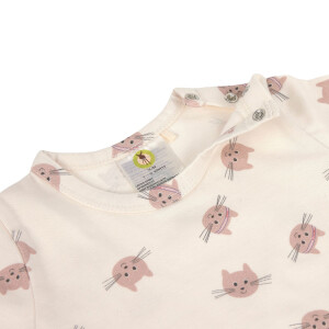 Lässig Playsuit Kurzarm Katze