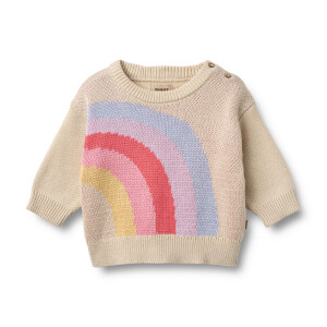 Wheat Jacquard Pullover Solveig