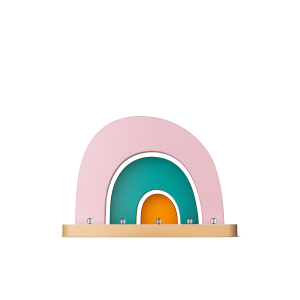 Tonies Mini Standregal – Regenbogen
