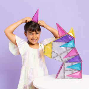 Connetix Magnetbausteine Magnetbausteine Glitter Unicorn...