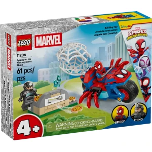 LEGO Marvel Spidey auf Motorrad vs. Rhino 11206