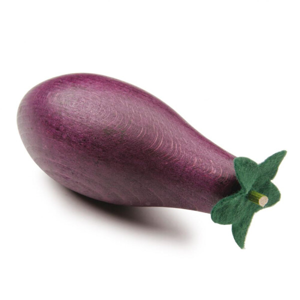 Erzi Aubergine aus Holz