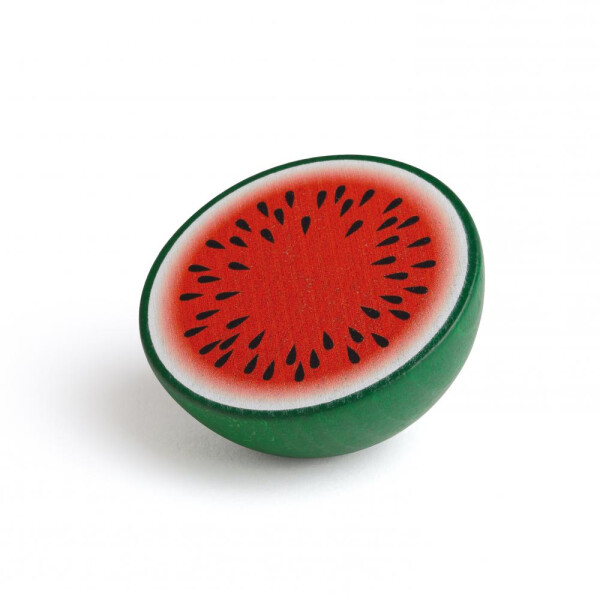 Erzi Melone halb aus Holz