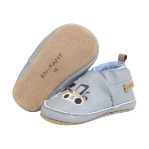 En Fant Leder-Krabbelschuhe Bagger