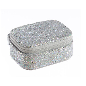 Rockahula Schmuckkästchen Mini Confetti Glitter Silber