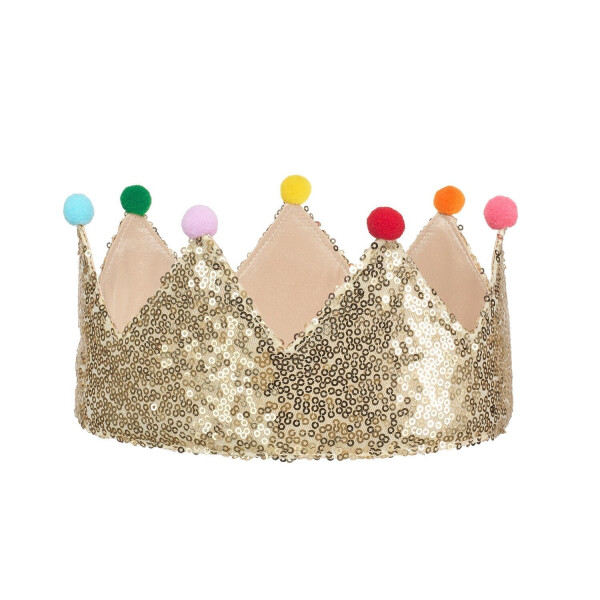 Rockahula Krone Gold Sequin Pom Pom