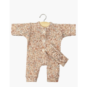 Minikane Overall mit Stirnband Lili Kakaoblüten...