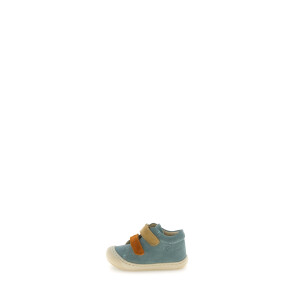 Naturino Lauflernschuh Corkel Suede Sage/Orange/Sand