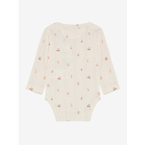 Fixoni Langarmbody Rüschen Kirsche