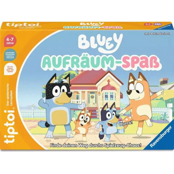 Ravensburger tiptoi - Bluey Aufräum-Spaß