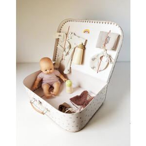 Minikane Babypuppe Garance 28cm mit Zubehörkoffer...