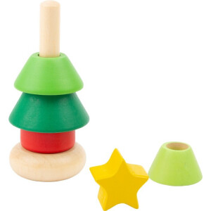 Small Foot Stapelturm Holz Weihnachten
