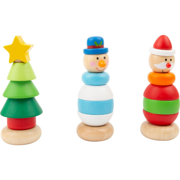 Small Foot Stapelturm Holz Weihnachten