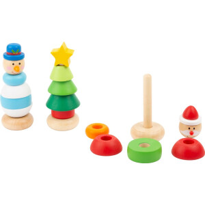 Small Foot Stapelturm Holz Weihnachten