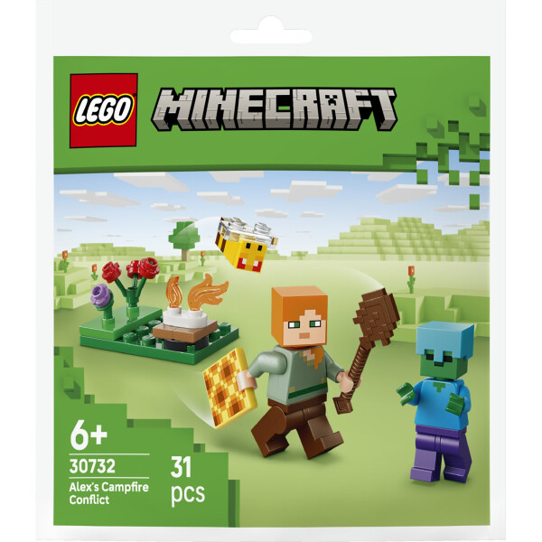 LEGO Minecraft Alex’ Begegnung am Lagerfeuer 30732