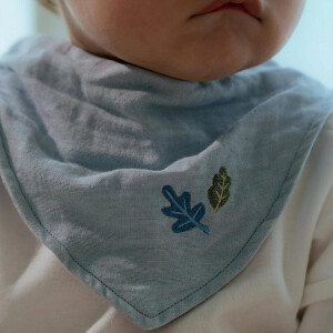 Little Dutch Bandana Lätzchen Pure Denim Blue 2er Set