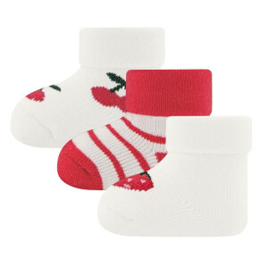 Ewers Babysocken 3er Set Erdbeere/Kirsche
