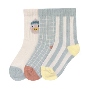 Lässig Tennissocken Kinder 3er-Set - Ente
