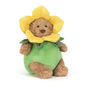 Jellycat London Bartholomew Bear im Narzissenoutfit