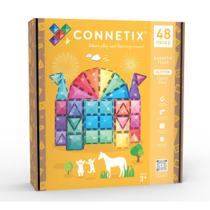 Connetix Magnetbausteine Glitter Castle Pack 48 Teile