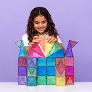 Connetix Magnetbausteine Glitter Castle Pack 48 Teile