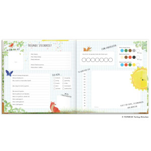 Paperish Verlag - Kindergarten-Freundebuch Waldtiere