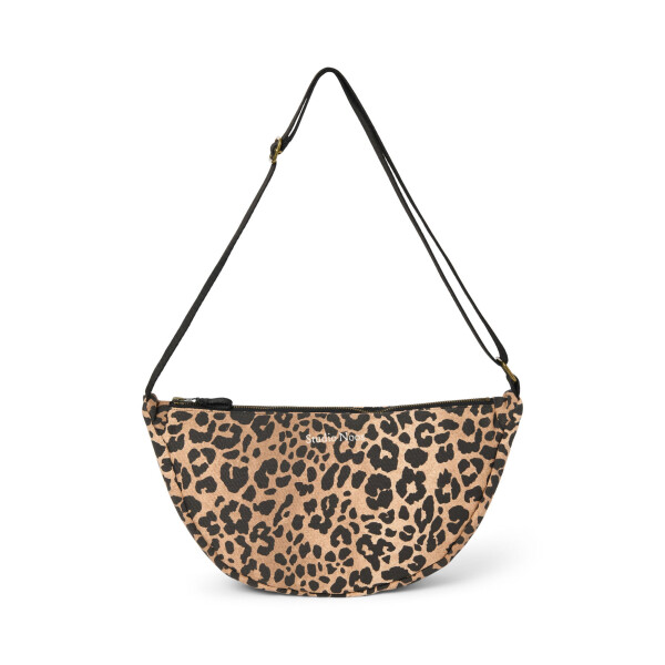 Studio Noos Fanny Pack Brown Leopard Cotton Twill