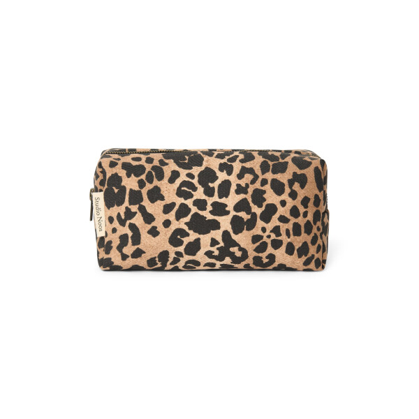 Studio Noos Täschchen Brown Leopard Cotton Twill