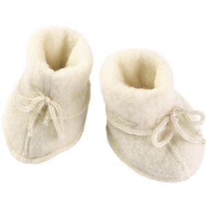 Engel Natur Babyschühchen aus Wollfleece Bio