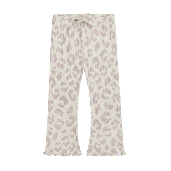 Leevje Schlag-Leggings Lavender Leo Print