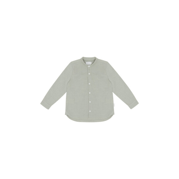 Leevje Hemd in Leinenoptik Soft Green