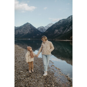 Leevje Leopard Print Teddy Jacke Mama