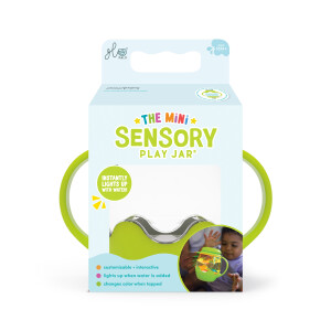 Glo Pals Mini Sensory Jar Green